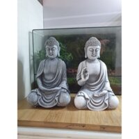 Tượng phật cao 16cm trang trí tiểu cảnh, bonsai, terrarium....