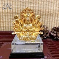 Tượng phật chuẩn để ngàn tay hợp kim đồng bồ tát thiên thủ thiên nhãn cầu bình an