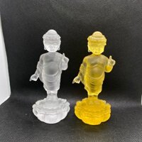 Tượng phật đản/ phật ra đời đá lưu ly