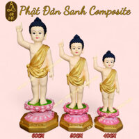 TƯỢNG PHẬT ĐẢN SANH 40CM - CHẤT LIỆU COMPOSITE (NHỰA CAO CẤP) 🔆 TƯỢNG PHẬT AN LẠC 🔆