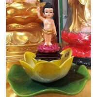 Tượng phật đản sanh nhí 15cm