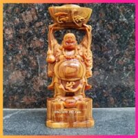 Tượng phật di lặc bằng gỗ huyết long