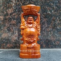 Tượng phật di lặc bằng gỗ hương