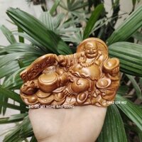 Tượng phật di lặc để xe ô tô gỗ bách thơm (mẫu mới 2023)