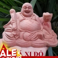 Tượng phật di lặc gỗ xá xị thơm ngát mùi hương