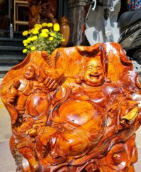 Tượng Phật Di Lặc Hoan hỷ – Gỗ Cẩm TMDL 79