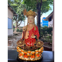 Tượng Phật địa tạng ngồi 68cm composite | Tượng Phật Hoa Tiên
