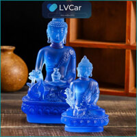 Tượng Phật Dược Sư Lưu Ly Quang Vương Phật  trang trí tablo xe hơi, bàn làm việc phong thủy mang lại bình an, may mắn