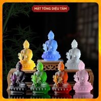 Tượng phật dược sư lưu ly quang vương đủ 7 màu