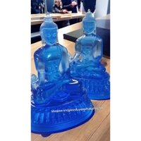 Tượng Phật dược sư mini để bàn và laptop ôtô , gia trì năng lượng cao , Chất liệu đá Lưu Ly