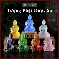 Tượng Phật Dược Sư, Tượng Phật Mini, Tượng Trang Trí [Kim Cương Hỷ Lạc] 13cm - 19cm