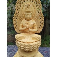 Tượng Phật Gỗ Đại Nhật Như Lai