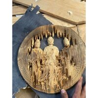 tượng phật gỗ kt 30x30