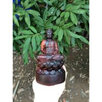 Tượng phật gỗ trắc việt cao 15 cm