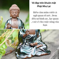 Tượng Phật Gốm Kim Sa Phật Adida , Quan Âm Cao Cấp Để Xe Ô Tô - Tượng Phật  để xe hơi