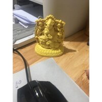 Tượng Phật Hư Không Tạng Bồ Tát gỗ Hoàng Dương - TẶNG 1 VÒNG ĐEO TAY