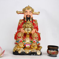 Tượng Phật Jinbao Bán Buôn Nhựa Tùy Chỉnh Tượng Phật Nhựa Tượng Phật Bồ Tát Thần Tài Ngồi Đầy Màu Sắc