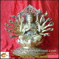 Tượng phật mẫu chuẩn đề bồ tát cao 25cm