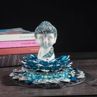 Tượng Phật Như Lai Đại Nhật Gắn Đá Để Oto