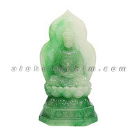 Tượng phật Quan Âm cẩm thạch