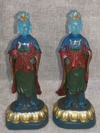 Tượng Phật Quan Âm Lưu Ly Tráng Men