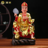 Tượng Phật Tế Công phụng gia dụng trang trí quạt, hồ lô, bầu rượu Đạo Tế hòa thượng Hàng Long La Hán Hoạt Phật Tế Công t