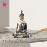 Tượng Phật Thái Lan Thủ Công Nhiều Màu 16Cmx7.5Cm X 23Cm Trang Trí Phòng Khách