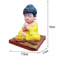 Tượng Phật Thích Ca Gật đầu xài Năng Lượng Mặt Trời - tương phật gât đầu phong thủy