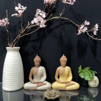 Tượng Phật Thích Ca Gốm Sứ Cỡ Nhỏ 15cm Trang Trí Phong Thủy  tamlinhvanhoaphamphatgiao
