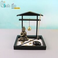 Tượng Phật Thich Ca Mâu Ni - BỘ TIỂU CẢNH PHẬT THÍCH CA Để Bàn - Tượng Phật Mini Trang Trí Bể Cá và Ô Tô Phong Thủy