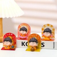 Tượng Phật Tổ chibi có kèm bệ mica trang trí