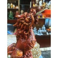 Tượng Phong thủy trang trí bàn trà .Rồng kỳ lân  gần 17cm. hàng hiêm