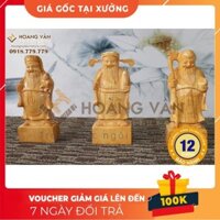 TƯỢNG PHÚC LỘC THỌ - GỖ PƠ MU 26-35cm