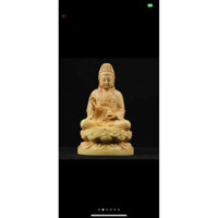 Tượng Quan Âm toạ đài sen