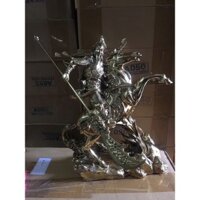 Tượng Quan Thánh Phi Ngựa Bằng Đồng Cao 35 Cm