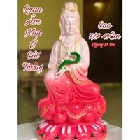 TƯỢNG QUAN THẾ ÂM BỒ TÁT CAO 49 CM, Tượng Phật Quan Âm Bồ Tát, Quán Thế Âm Cầm Ngọc Như