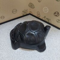 Tượng rùa đá mài mực,đóng mộc triện ký