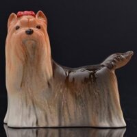 Tượng sứ “Giống chó Yorkshire”