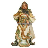 Tượng sứ Quan Công cao 45cm