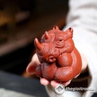 Tượng Tê Giác Trang Trí Bàn Trà, Pet Trà Đạo Đẹp