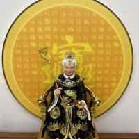 Tượng thần Long Mẫu gia đình đồ trang trí cầu phúc Phật nhựa cây Phong thủy thờ tượng