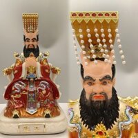 Tượng thần Long Vương gia bằng cẩm thạch. Phong thủy thờ tượng