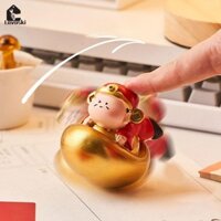 Tượng Thần May Mắn Điêu Khắc Kệ Sách Quà Tặng Tủ Để Bàn Hành Lang Hình Nhựa Trang Trí