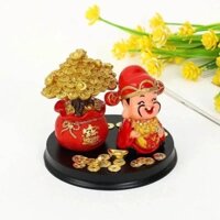Tượng Thần Tài Cây Vàng Kèm Đế mang lại may mắn tài lộc