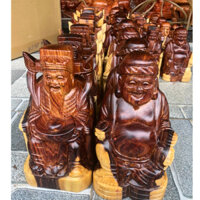 Tượng Thần Tài thổ địa gỗ cẩm cao 20cm