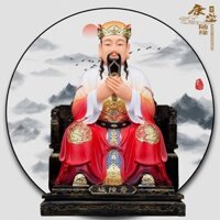 Tượng thần Thành Hoàng nhựa cây, bảo vệ thành miếu Âm Thần Phán Quan Đạo gia, đồ trang trí tượng Phật.