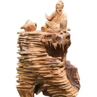 Tượng Thần Trà gỗ Ngọc Am (LV-01)