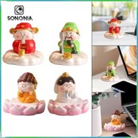 Tượng Thần Trung Quốc Giá Đỡ Điện Thoại Để Bàn Trang Trí Cho Kệ Sách Văn Phòng