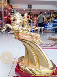 Tượng Thánh Gióng Bằng Đồng Thau Cao 22cm