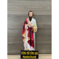 Tượng Thánh Phaolo 50cm Thiếp Vàng - Tượng Thờ Công Giáo Phanxico Xavie.